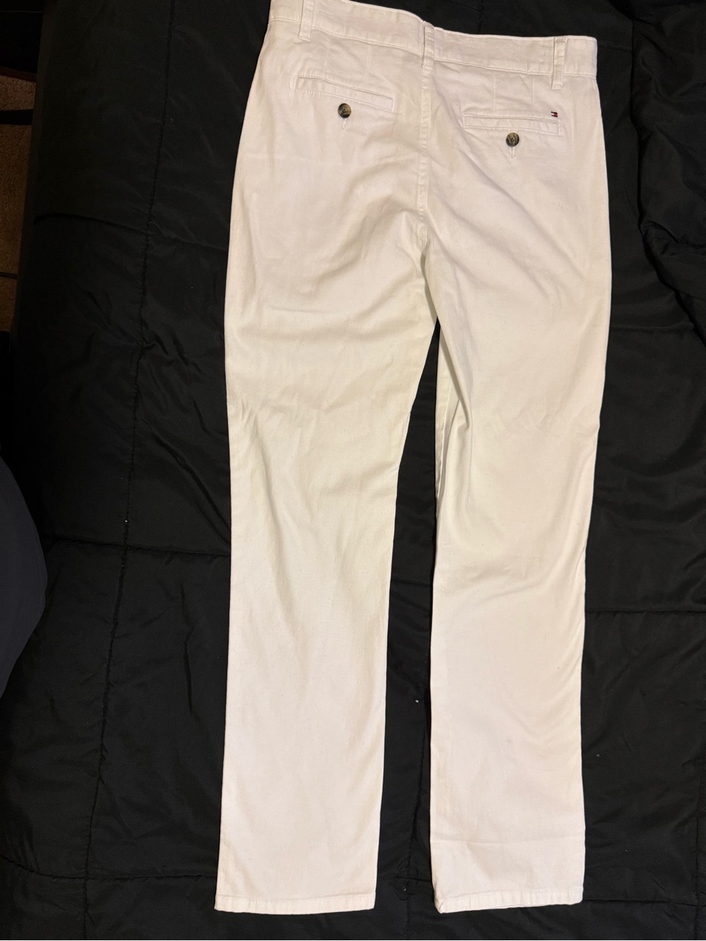 Tommy Hilfiger White Chino Pants - Straight Leg